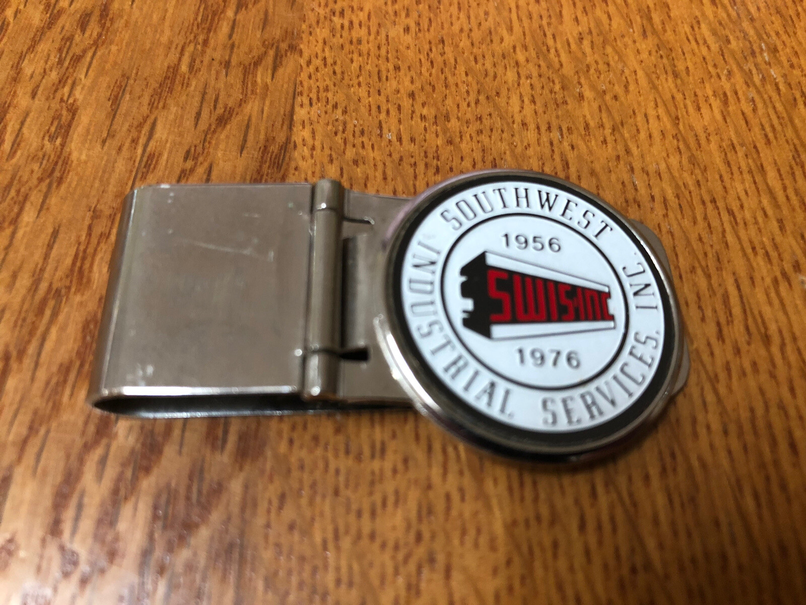 Vintage 1976 Southwest Industrial Services Advertising Money Clip SWIS-INC
