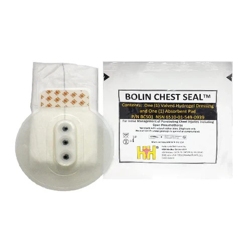 H&H Medical Bolin Chest Seal Sterile 6'' Wound Dressing H&H Medical Bolin Chest Seal Sterile 6'' Wound Dressing