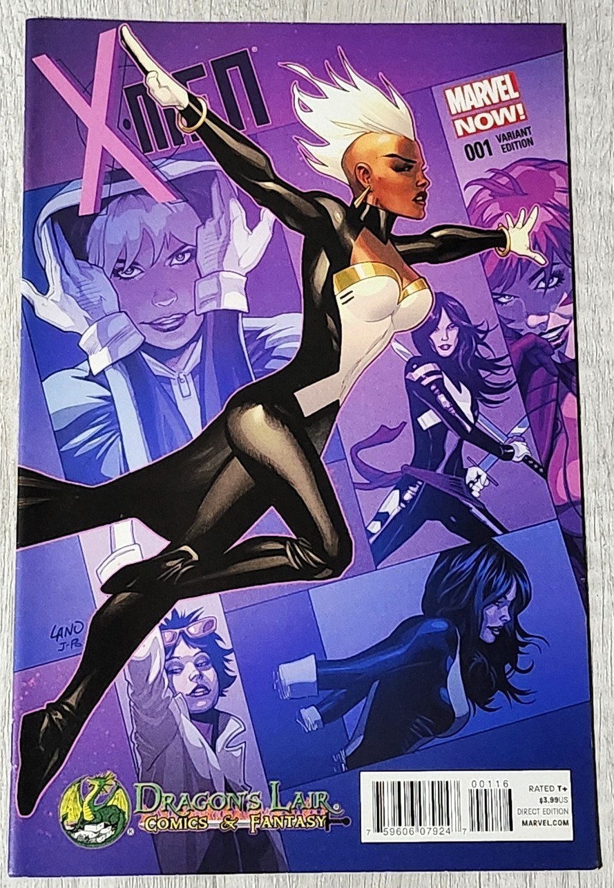 X-Men #1 - Greg Land Dragon\'s Lair Variant Cover X-Men #1 - Greg Land Dragon\'s Lair Variant Cover