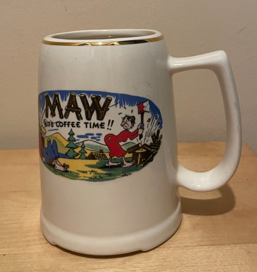 MAW It\'s Coffee Time Hand Crafted 22K Gold Trim 16-oz Coffee Tea Mug 1 MAW It\'s Coffee Time Hand Crafted 22K Gold Trim 16-oz Coffee Tea Mug 1