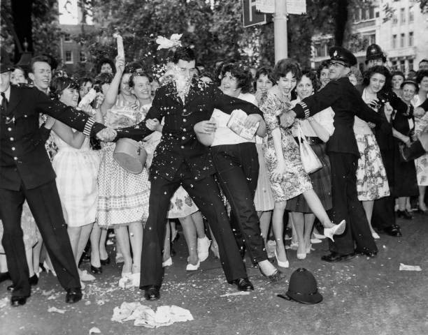 Wedding Of Tommy Steele Ann Donoghue London England 1960 Old Photo