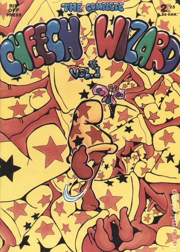 Complete Cheech Wizard #1 VG 1986 Stock Image Low Grade