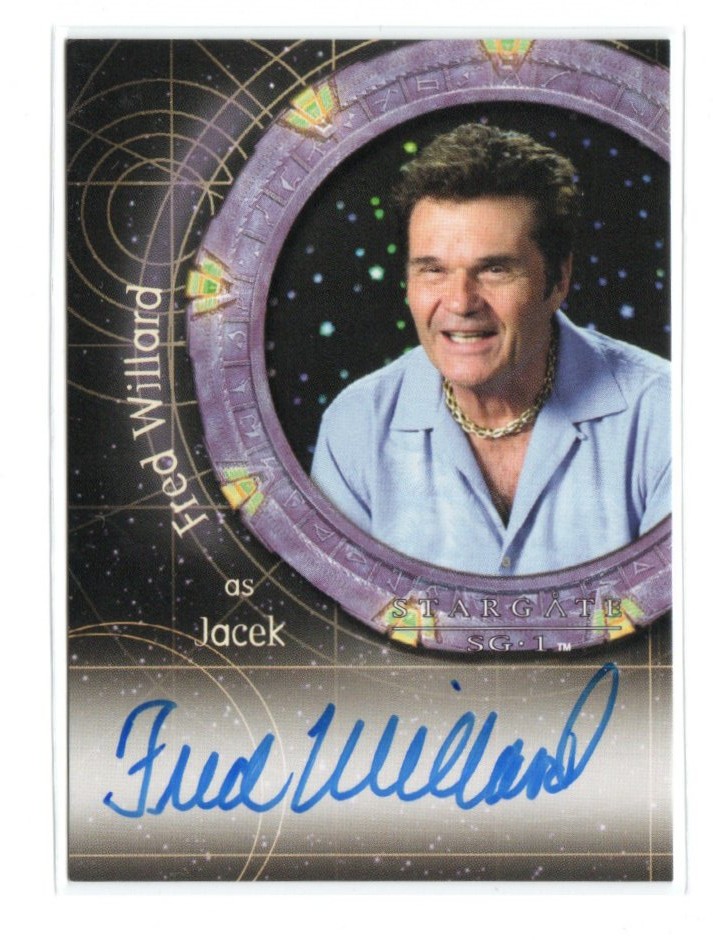 Stargate SG-1 Season 10 Autograph Auto Card A101 Fred Willard as Jacek