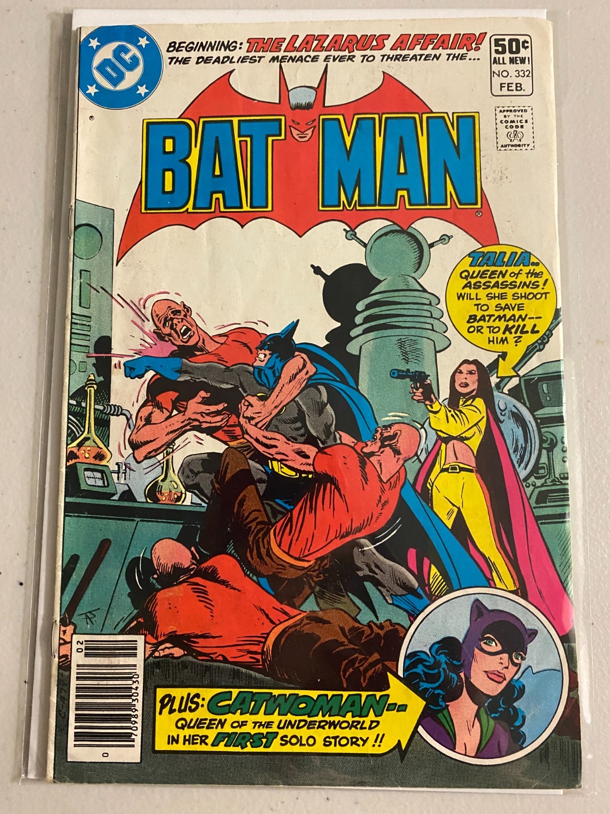 Batman #332 Newsstand DC (5.0 VGFN) 1st solo Catwoman story (1981) Batman #332 Newsstand DC (5.0 VGFN) 1st solo Catwoman story (1981)