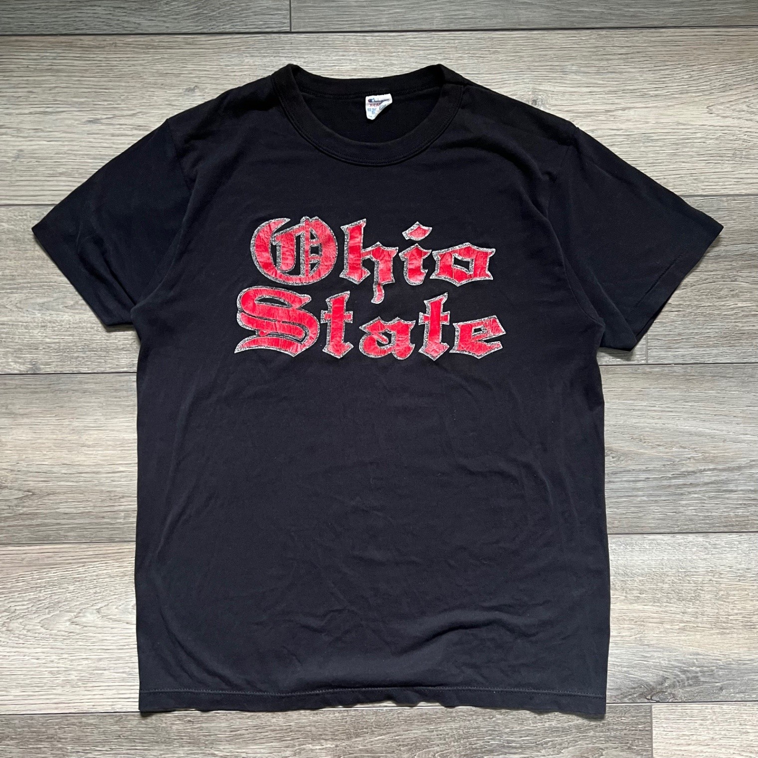 Vintage Champion XL Ohio State Gothic Old English Tee Shirt Single Stitch USA Vintage Champion XL Ohio State Gothic Old English Tee Shirt Single Stitch USA