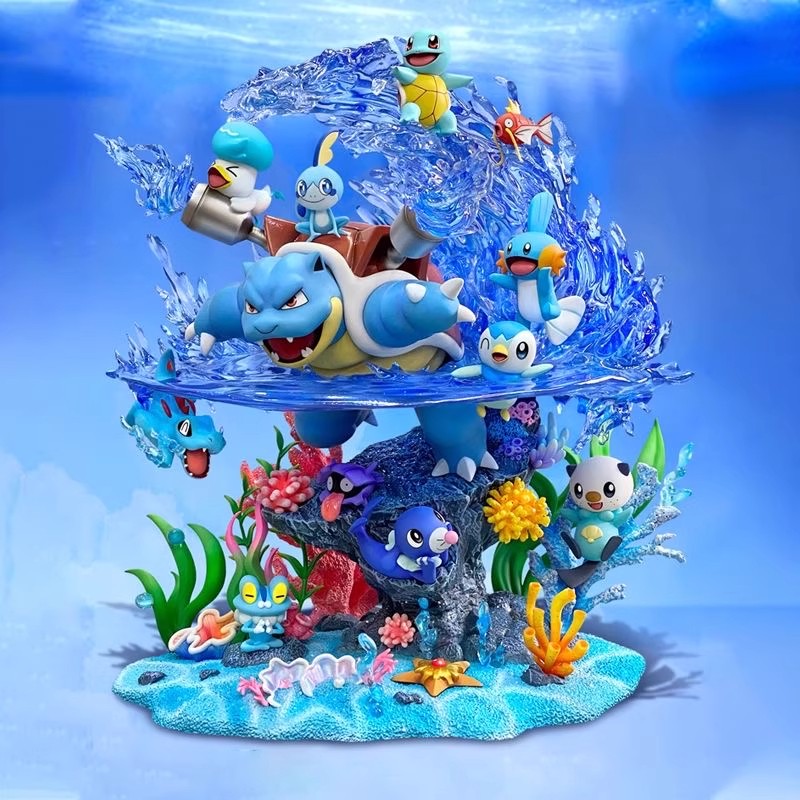 Cartoon Blastoise GK PVC Figure Ocean Animal Ver Model Statue 33 cm Ornament Toy Cartoon Blastoise GK PVC Figure Ocean Animal Ver Model Statue 33 cm Ornament Toy