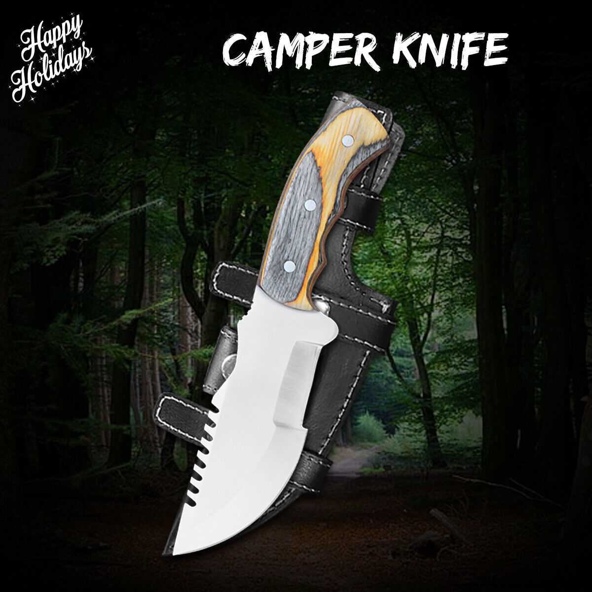 TRACKER® Camper Knife, Tracker Knife, Stainless Steel knife, Hunting Knife