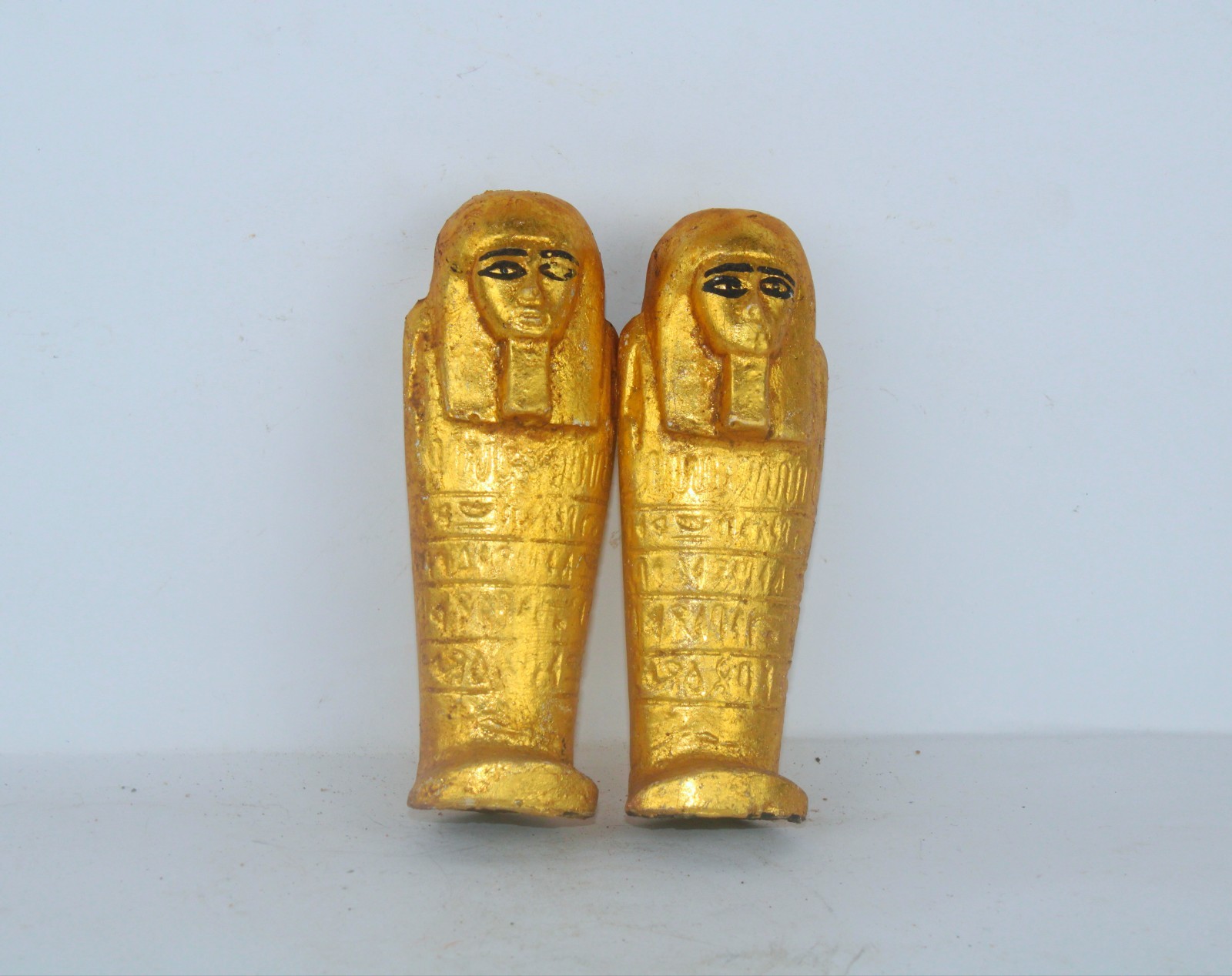 Rare Ancient Egyptian Antique 2 Ushabti Statues Pharaonic Shabti Egyptology BC