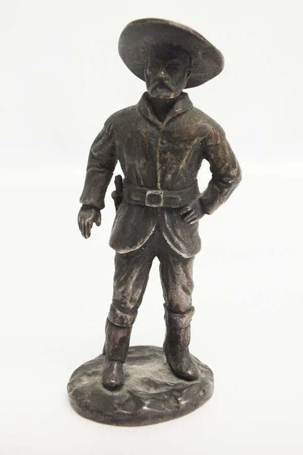 Vtg WC Shotts Oklahoma Texas Artist Frontiersman Sterling Figurine 2 1/2 Inches Vtg WC Shotts Oklahoma Texas Artist Frontiersman Sterling Figurine 2 1/2 Inches
