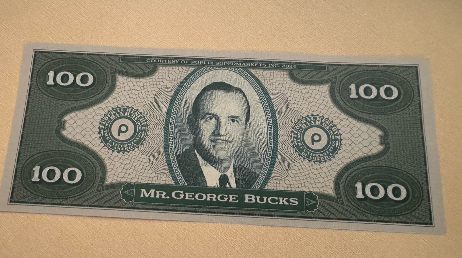 Publix Memorabilia Mr. George Bucks Publix Memorabilia Mr. George Bucks