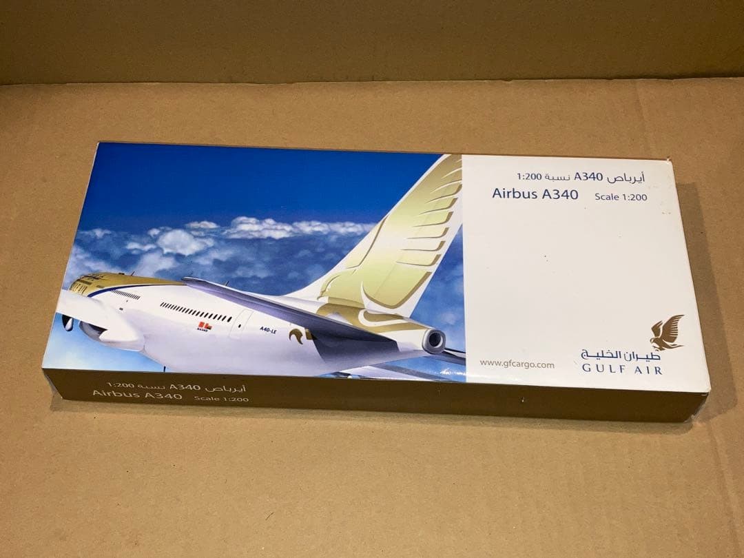 GULF AIR airplane model Airbus A340 1/200 #d0c23e