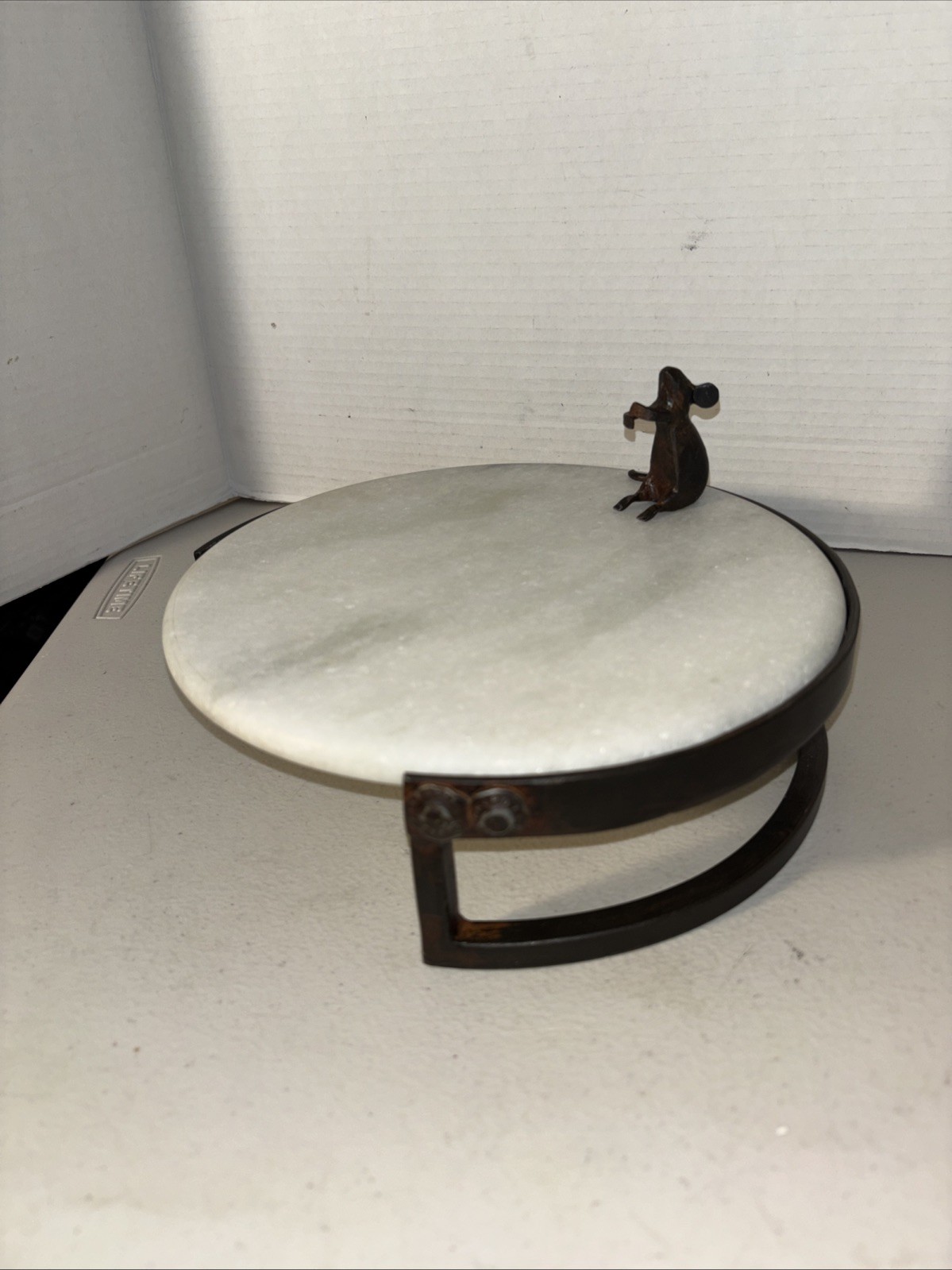 Jan Barboglio Wee Mouse Cheese Board Approximately 9 1/2 Inches Diameter