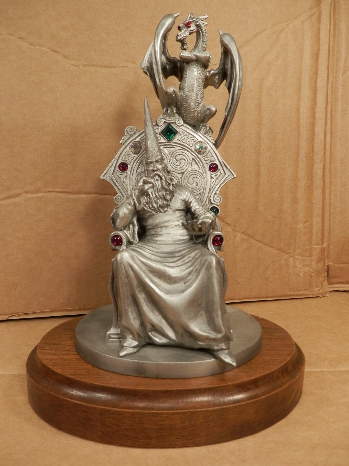 Ray Lamb Vintage 1987 Perth Pewter Throne of Alliance Sculpture LE14 0644/2500 Ray Lamb Vintage 1987 Perth Pewter Throne of Alliance Sculpture LE14 0644/2500