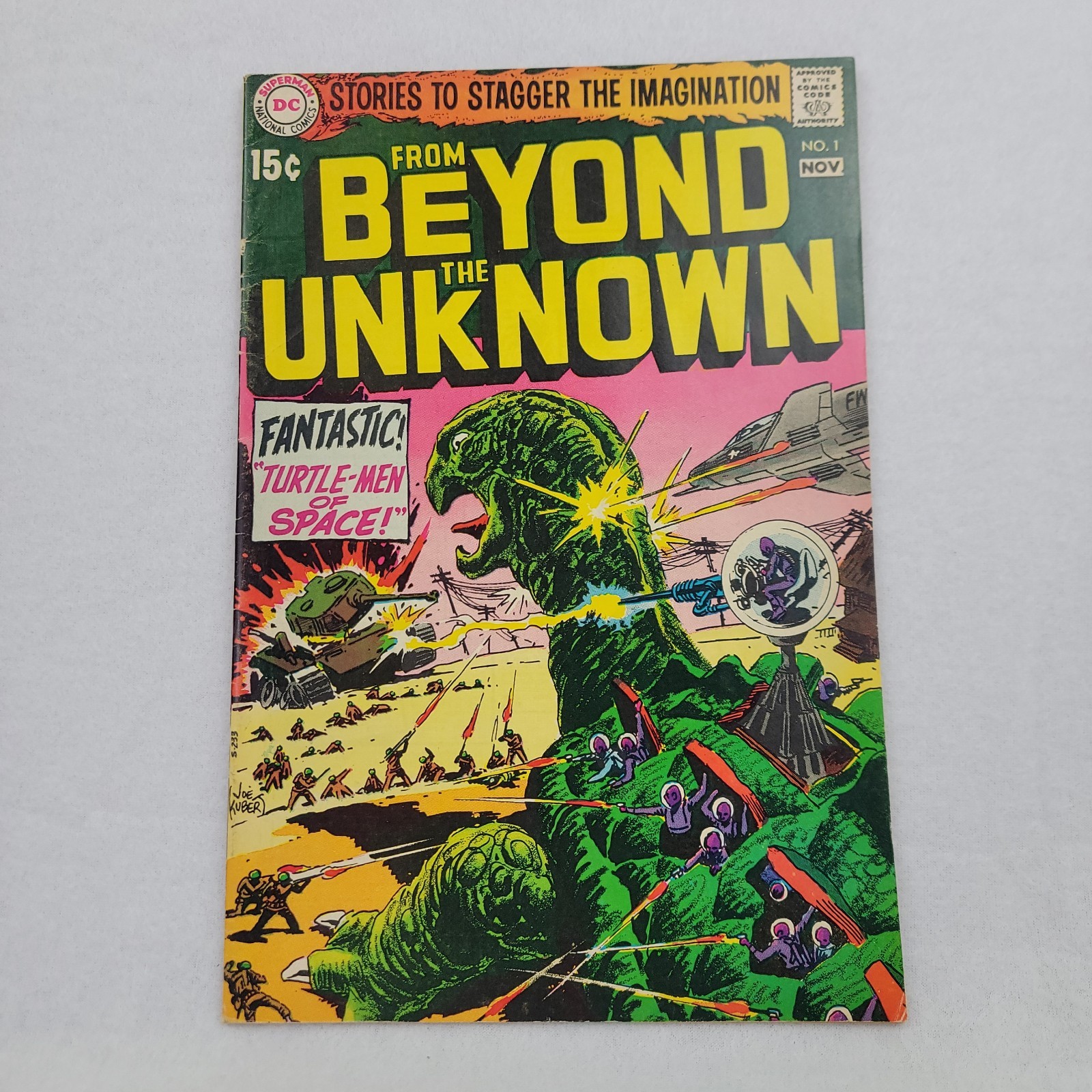 From Beyond the Unknown #1 (1969) DC Comics - Premiere Issue - Joe Kubert Cover