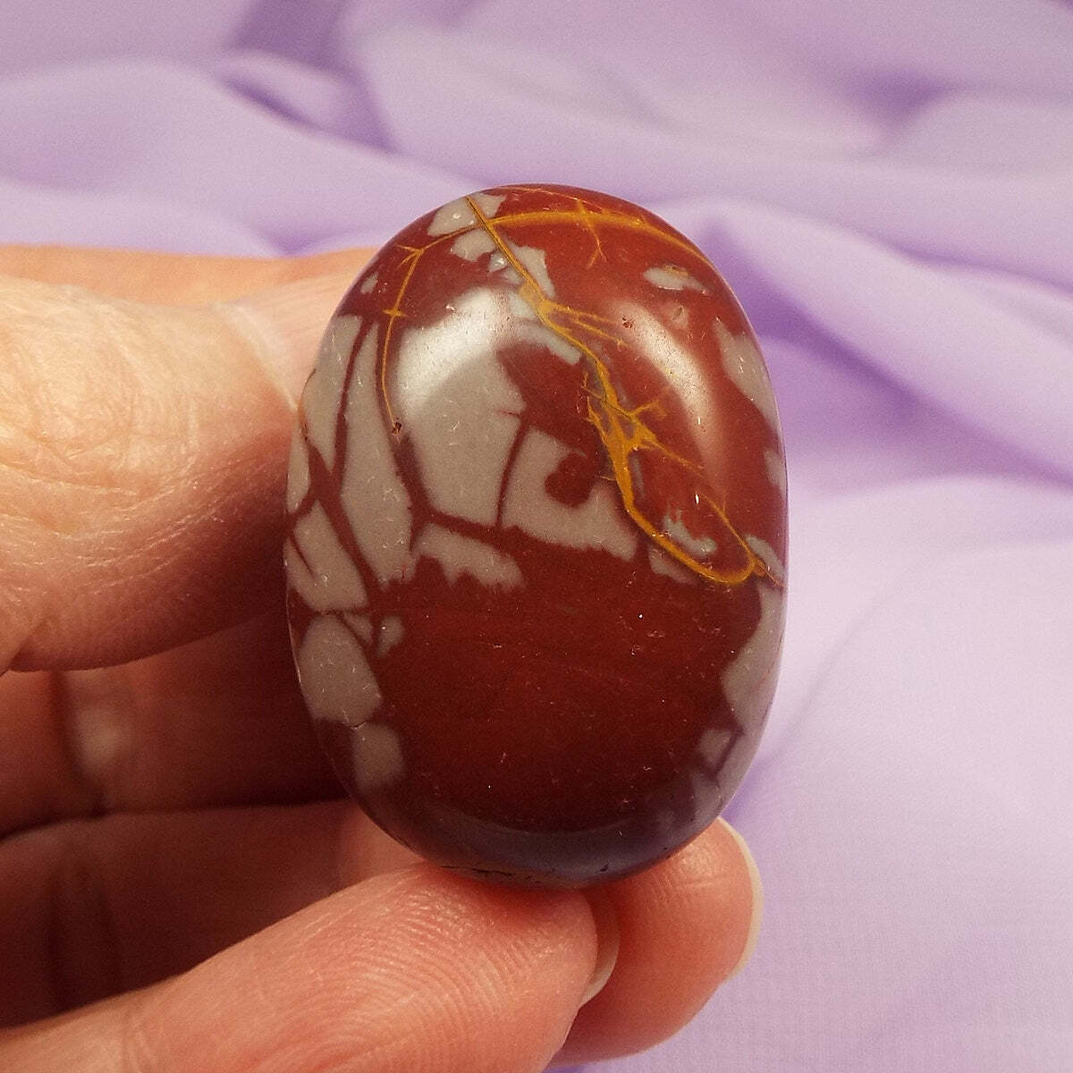 Large Noreena Jasper tumble stone 27g SN53973