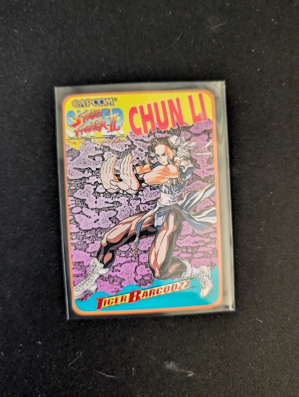 1994 CHUN LI CARD - Super Street Fighter 2 - Tiger Electronics Retro Gaming