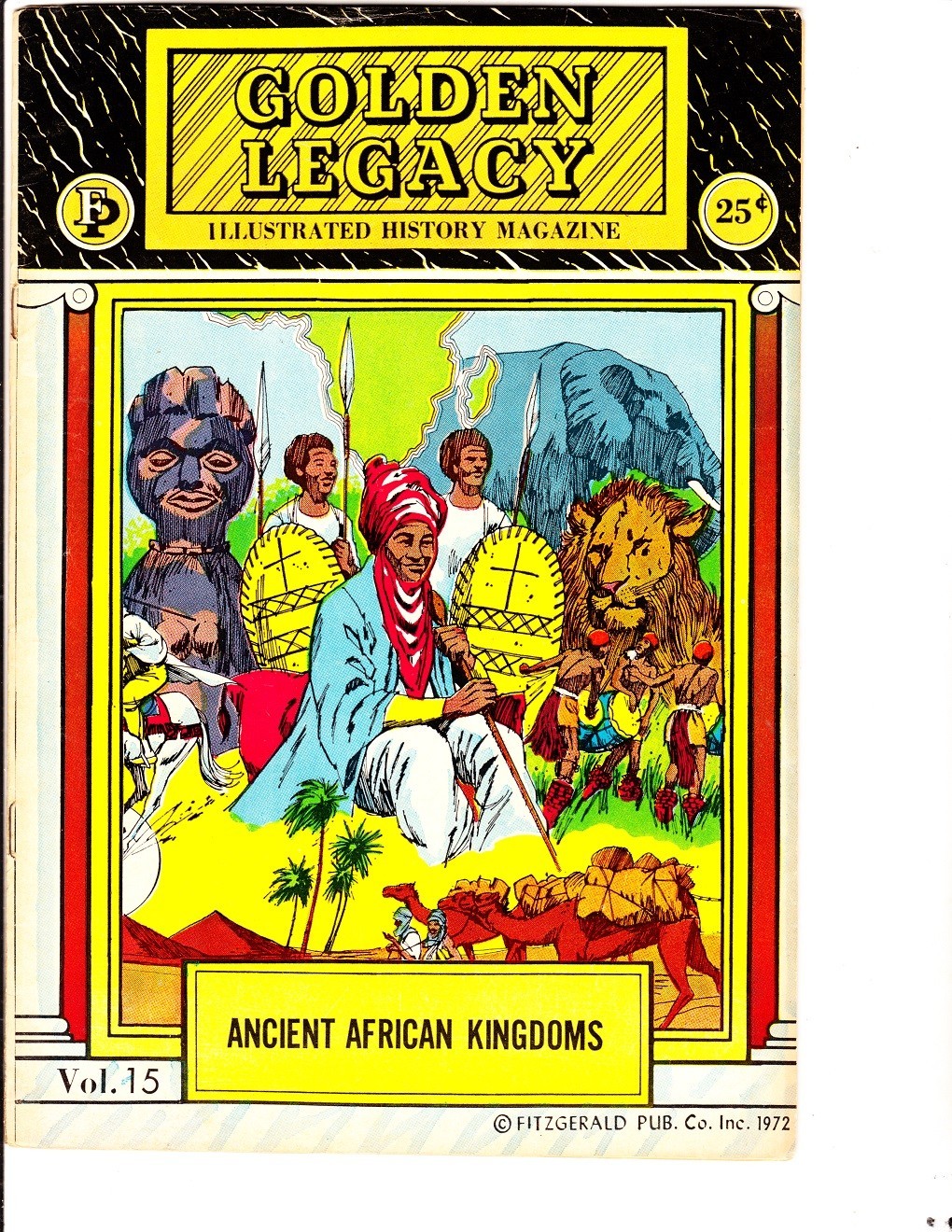 Golden Legacy 15 (1972): Ancient African Kingdoms:FREE to combine:Very Good/Fine