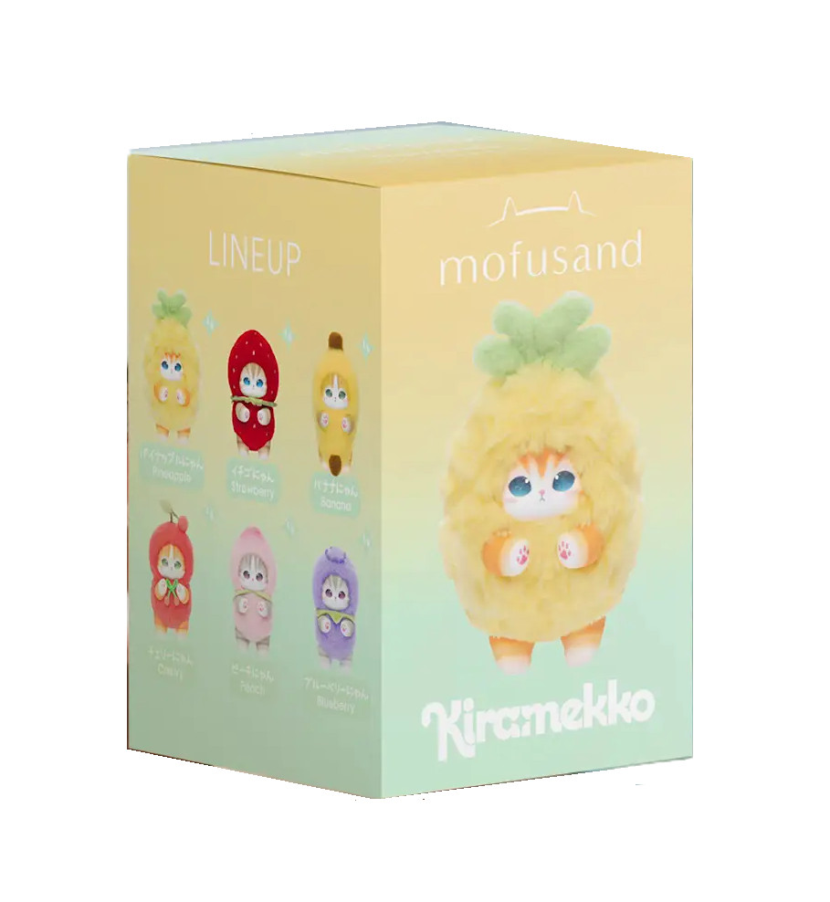 BLIND BOX Plush Keychain mofusand Kiramekko Fruity Kittens Japan NEW