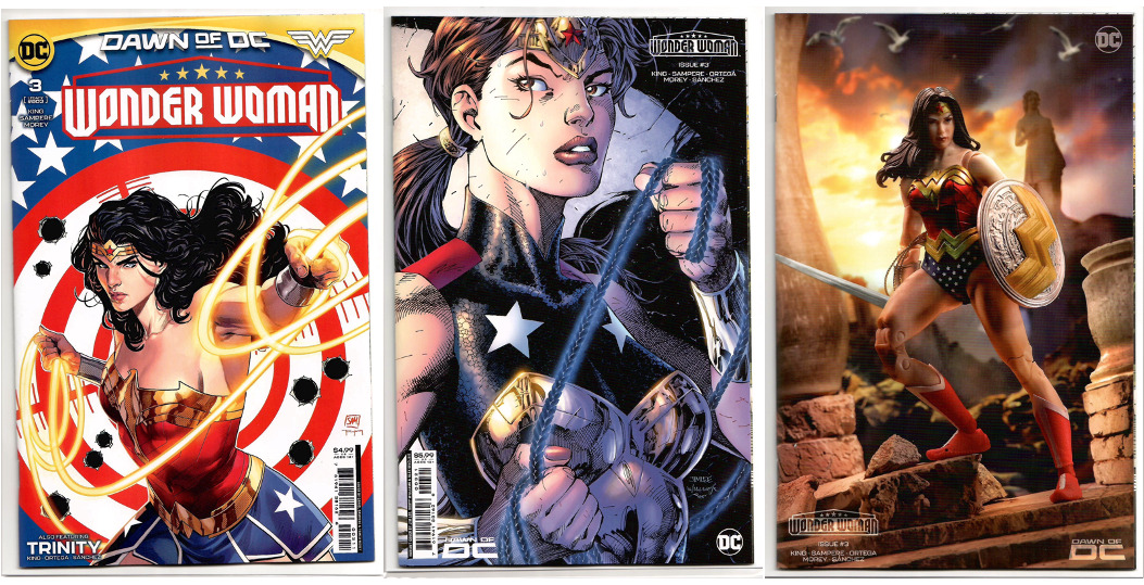 Wonder Woman #3 MAIN Cover A B Lee E McFarlane Variant Comic SET 2023