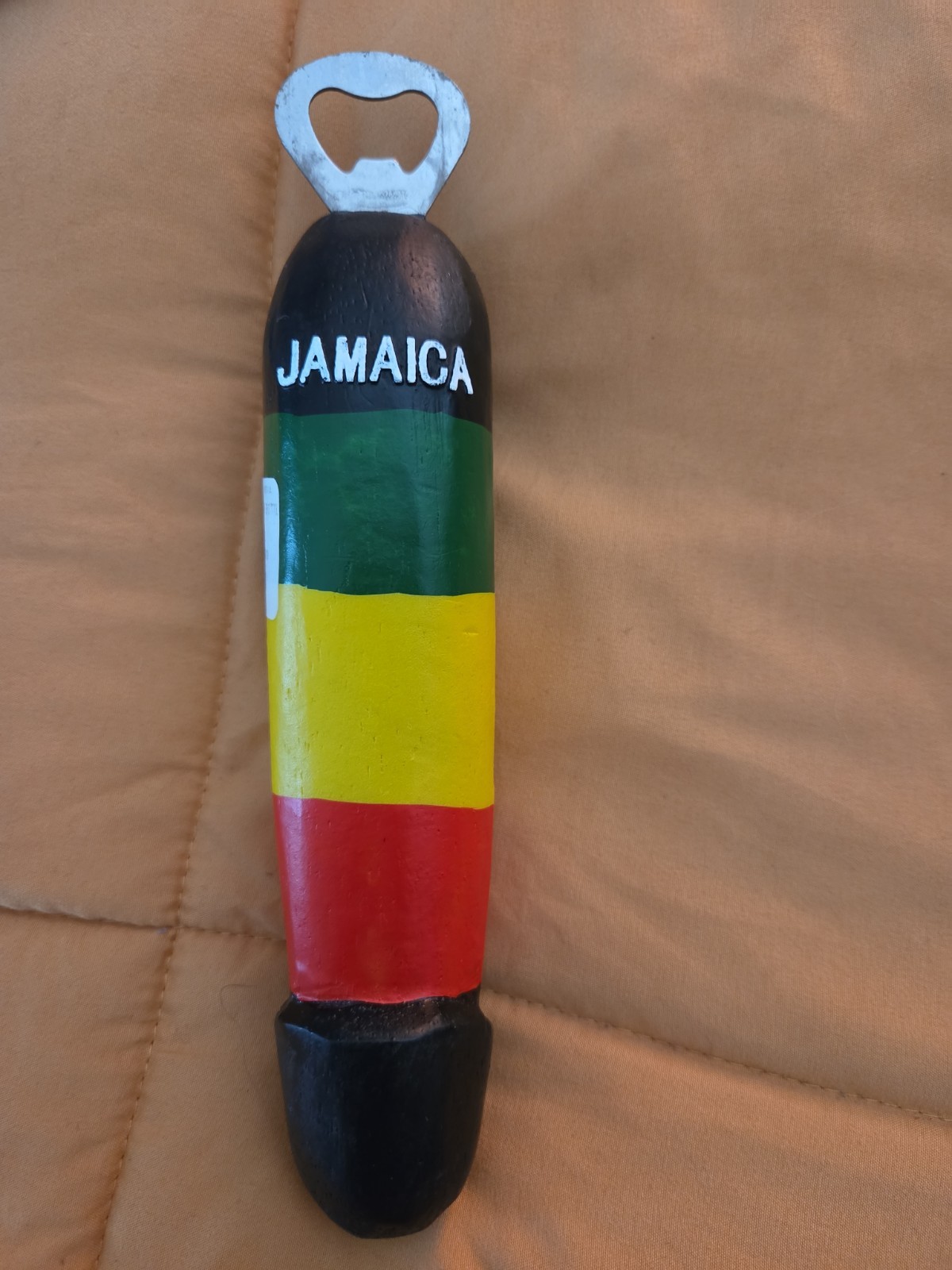 Jamaica  Wood Authentic Handmade Adult Funny Authentic Souvenir Bottle Opener