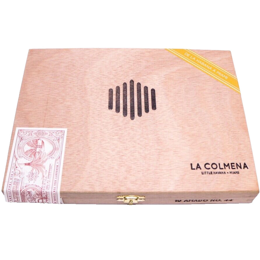La Colmena Amado No. 44 Empty Wood Cigar Box 9.25 La Colmena Amado No. 44 Empty Wood Cigar Box 9.25