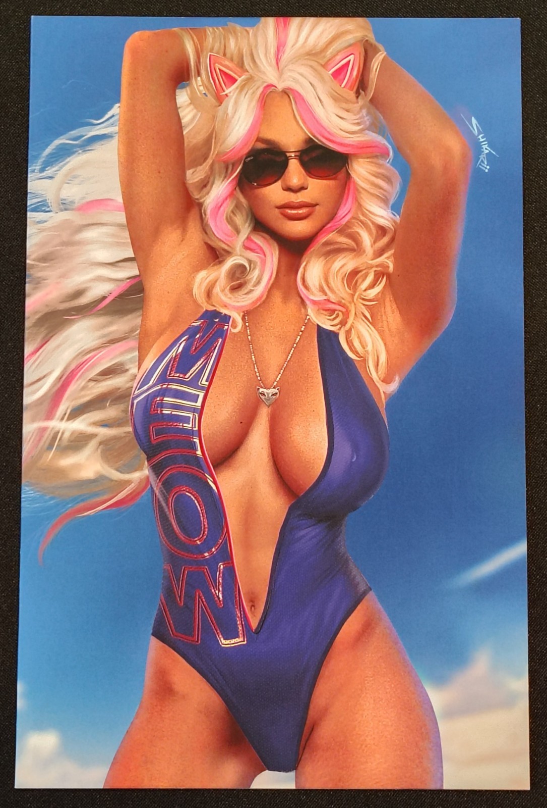 Merc Swimsuit Special \'22 Shikarii Miss Meow Virgin Variant Blue Cover Merc Swimsuit Special \'22 Shikarii Miss Meow Virgin Variant Blue Cover