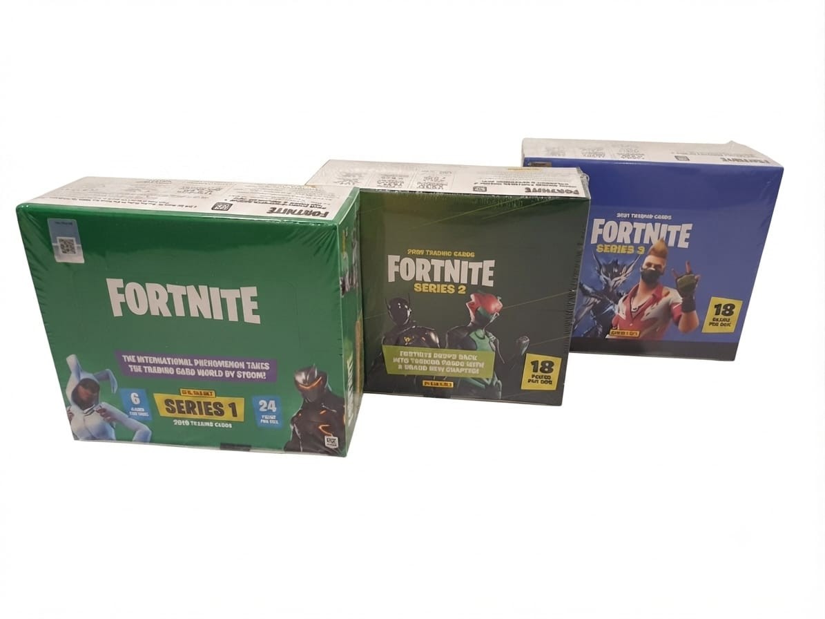 Panini Fortnite Series 1 , 2 and 3 - Hobby Box Set - 2019 , 2020 , 2021 - Box IT Panini Fortnite Series 1 , 2 and 3 - Hobby Box Set - 2019 , 2020 , 2021 - Box IT