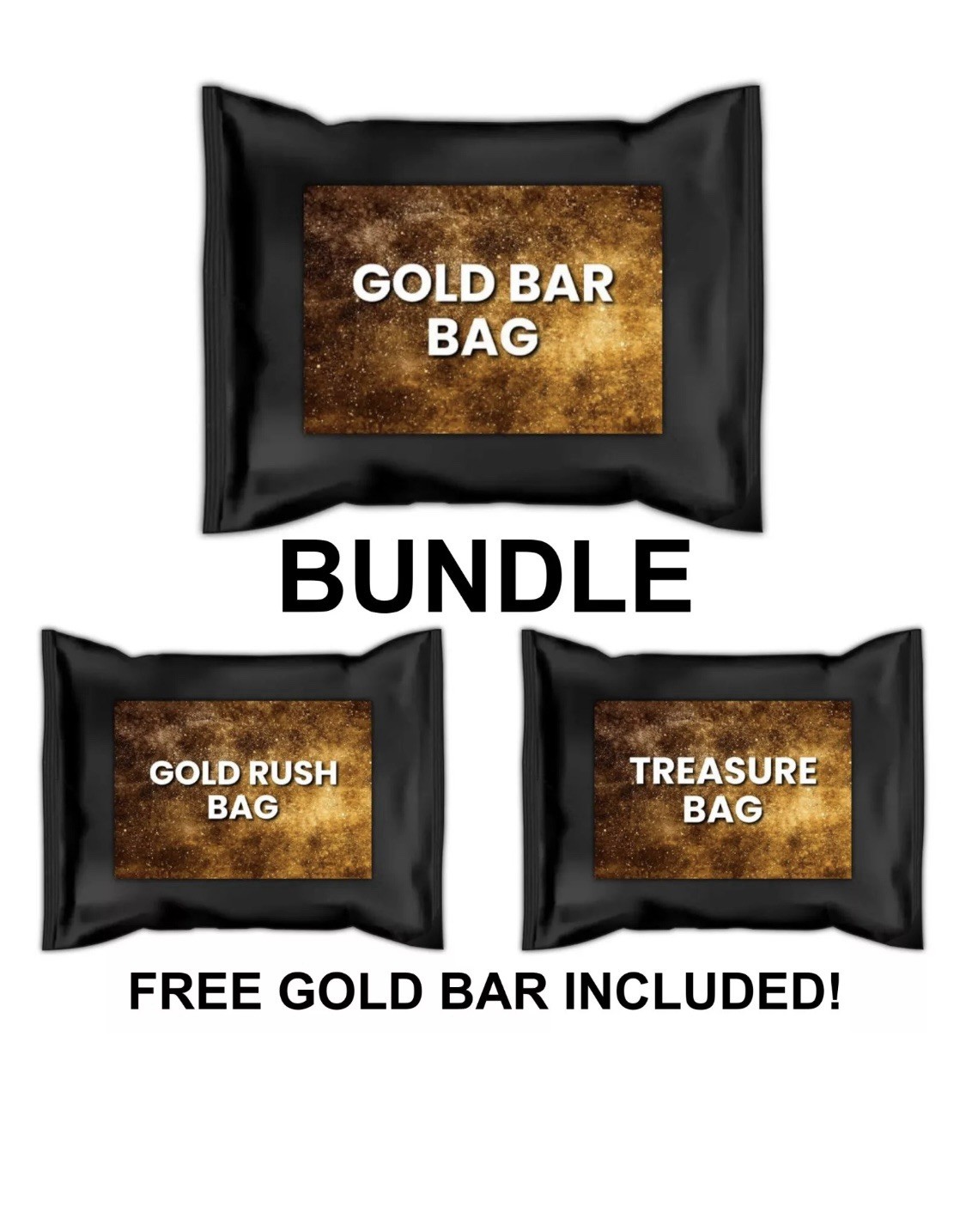 Bundle Guaranteed Gold Bar Paydirt | Pay dirt Concentrates Nugget Gemstones 