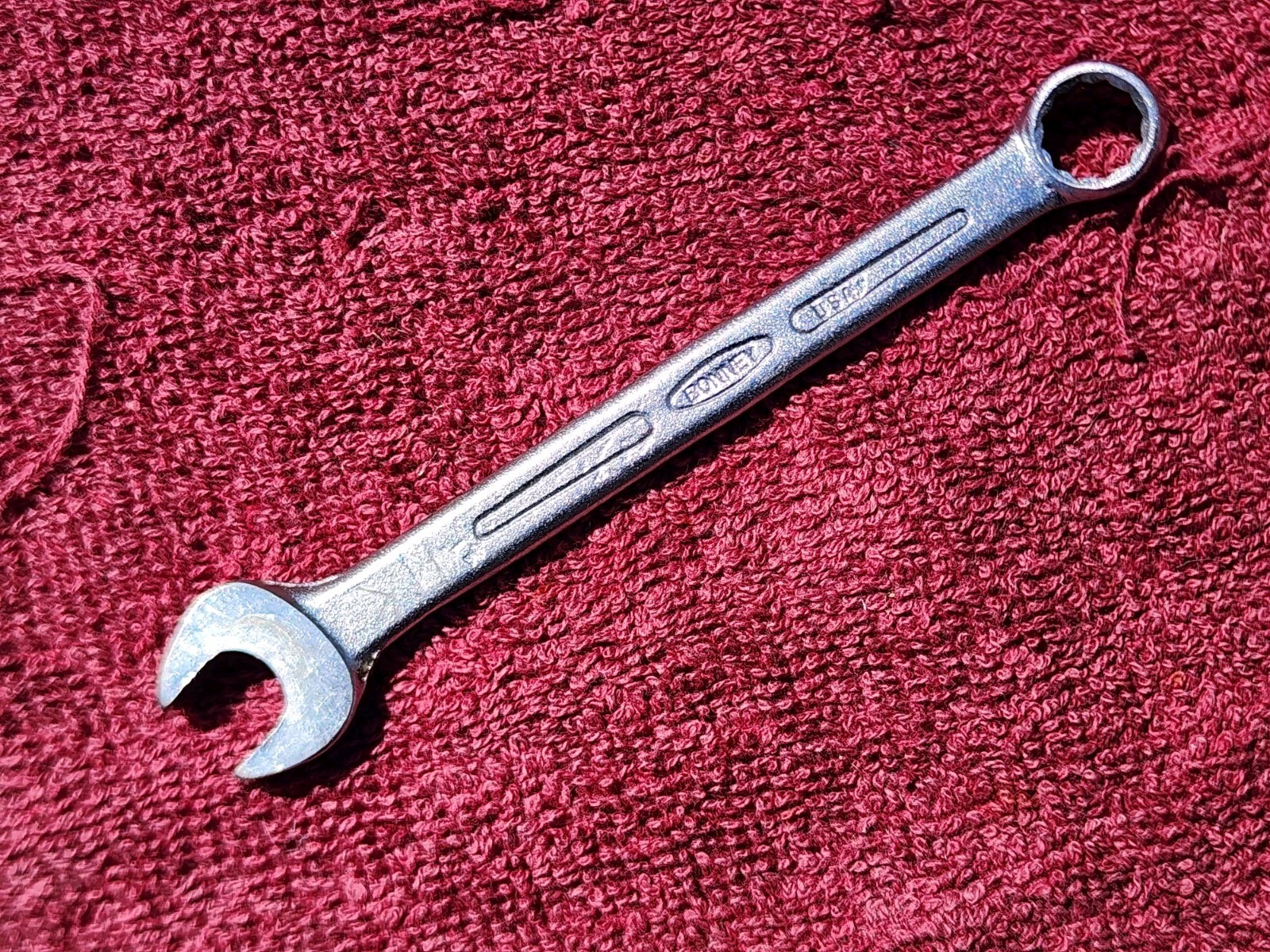 Vintage Bonney 5/16” Chrome Comb. Wrench - 12pt. - No.1159 Vintage Bonney 5/16” Chrome Comb. Wrench - 12pt. - No.1159