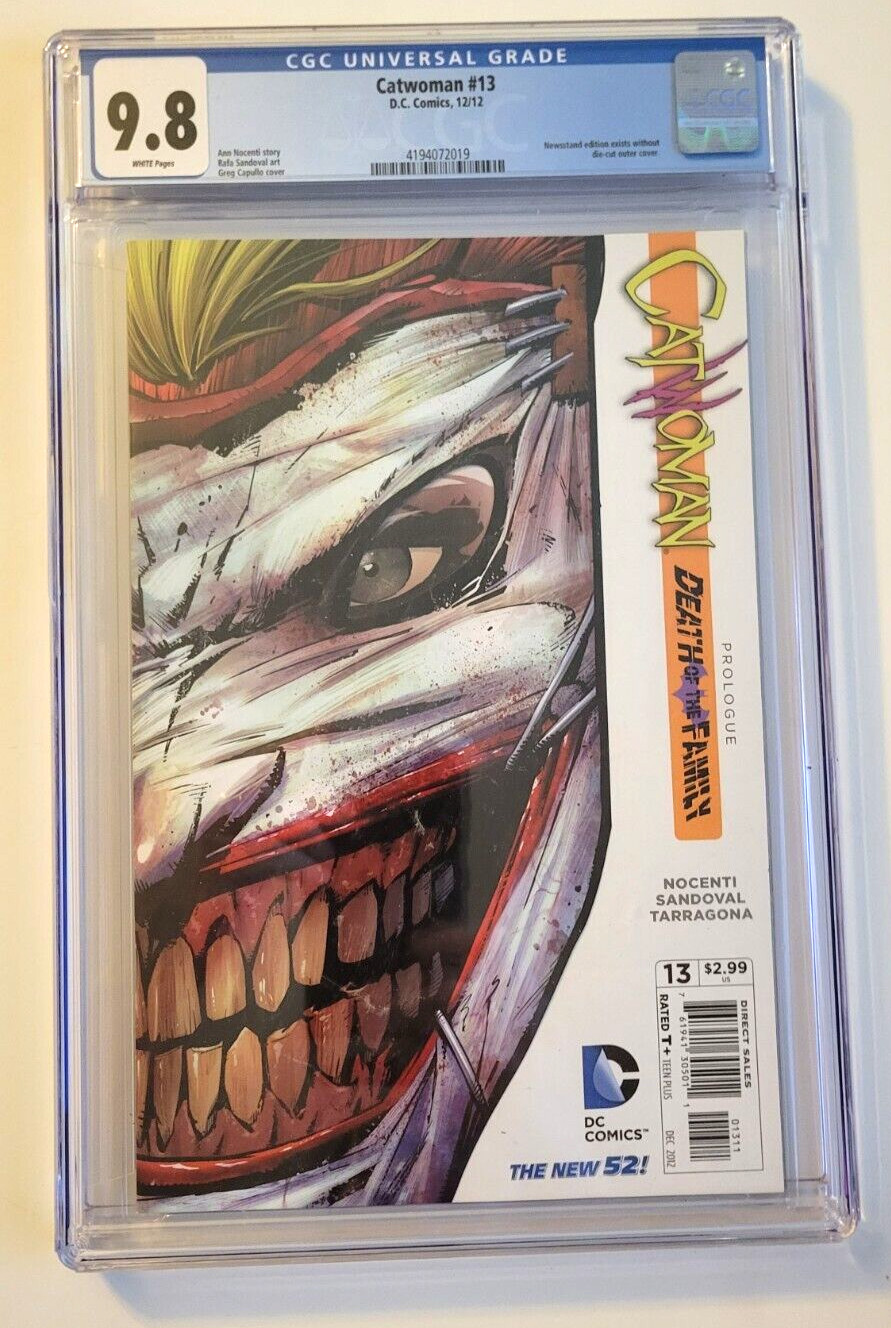 Catwoman #13 Death of the Family Prologue  (‘12 DC) New 52 CGC 9.8