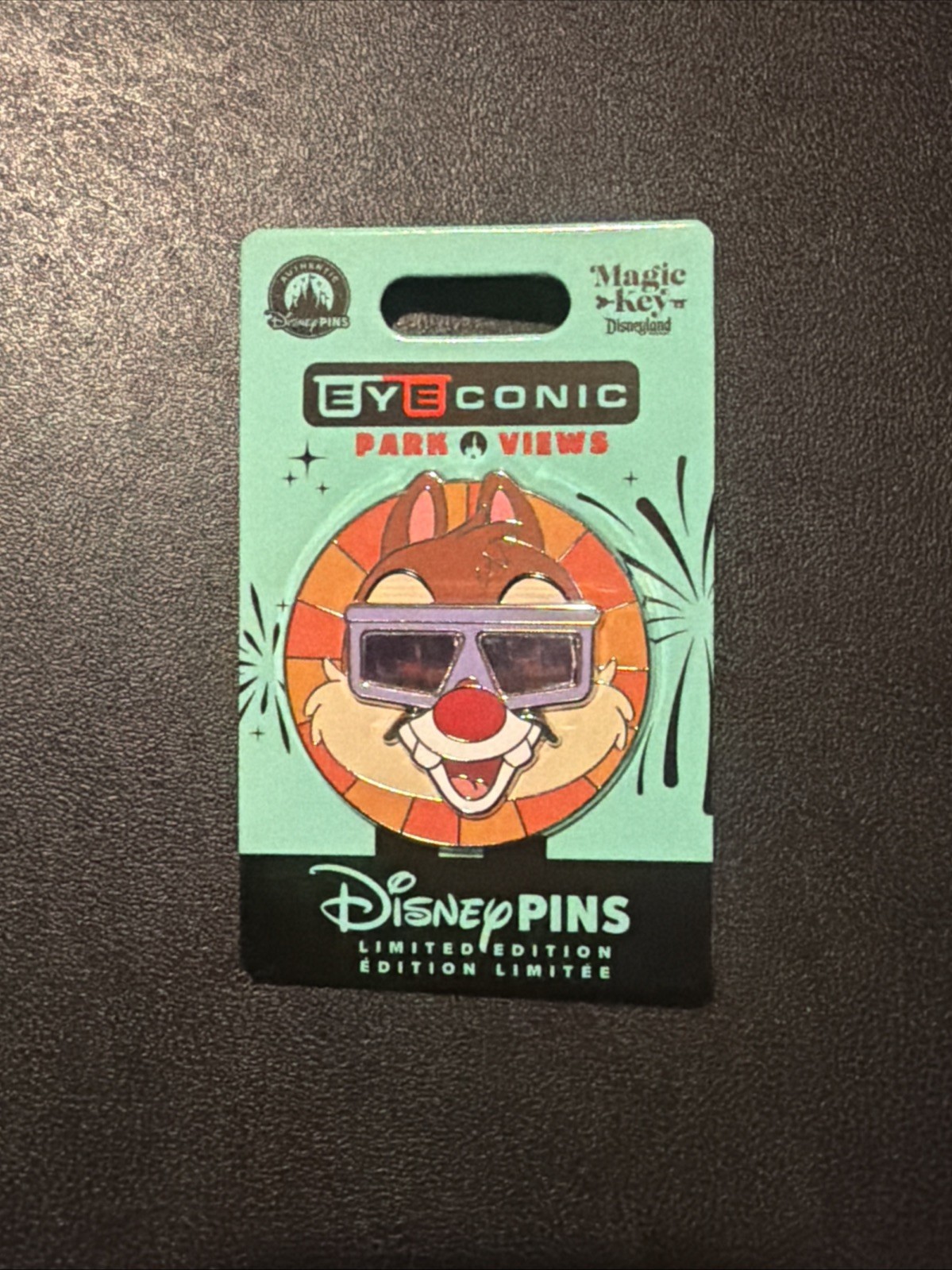 2026 Disney Parks Eyeconic Views Dale Magic Key Annual Passholder Pin LE 3000