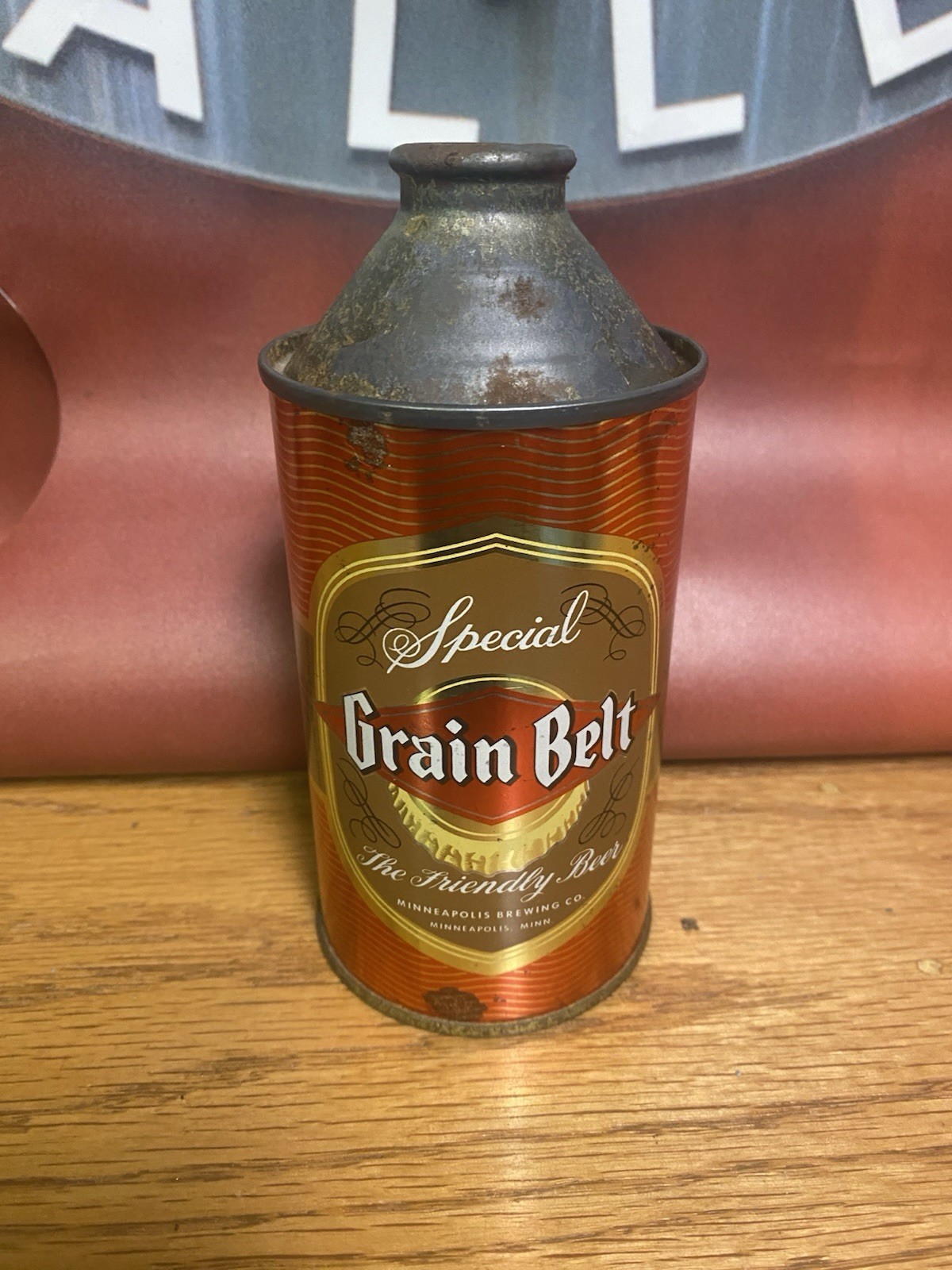 Special grain Belt cone top beer can Minneapolis Brewing Co Minneapolis MN Special grain Belt cone top beer can Minneapolis Brewing Co Minneapolis MN
