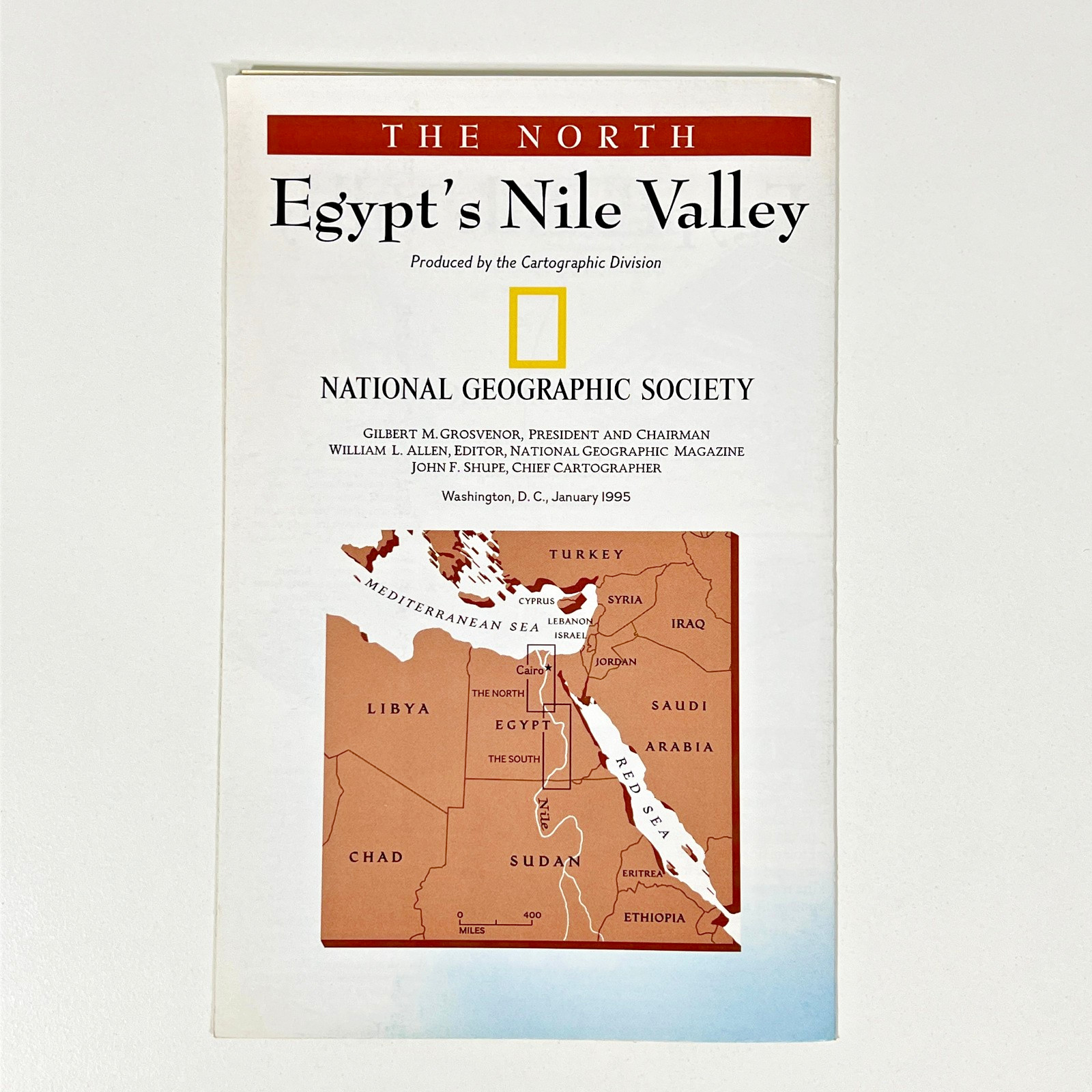 Vintage 1995 National Geographic Egypt\'s Nile Valley Map Pyramids Karnak Giza Vintage 1995 National Geographic Egypt\'s Nile Valley Map Pyramids Karnak Giza