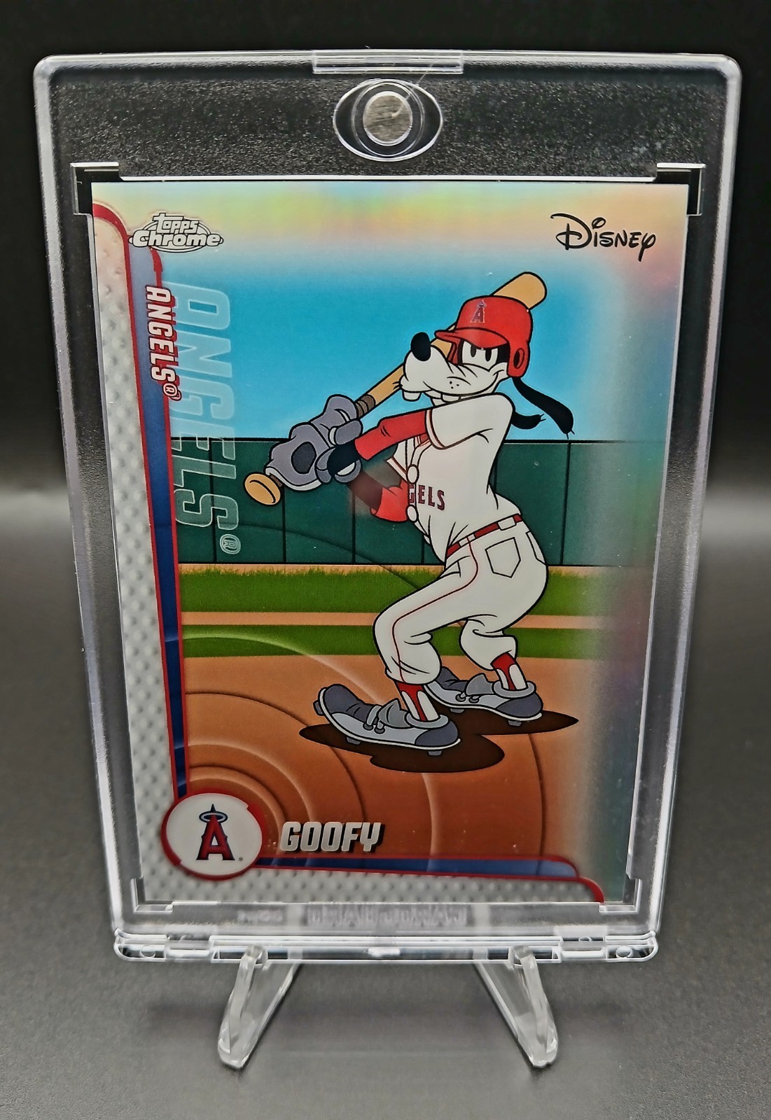 2026 Topps Chrome Disney Mickey & Friends MLB GOOFY #MLBH-36 Anaheim Angels SSP 2026 Topps Chrome Disney Mickey & Friends MLB GOOFY #MLBH-36 Anaheim Angels SSP