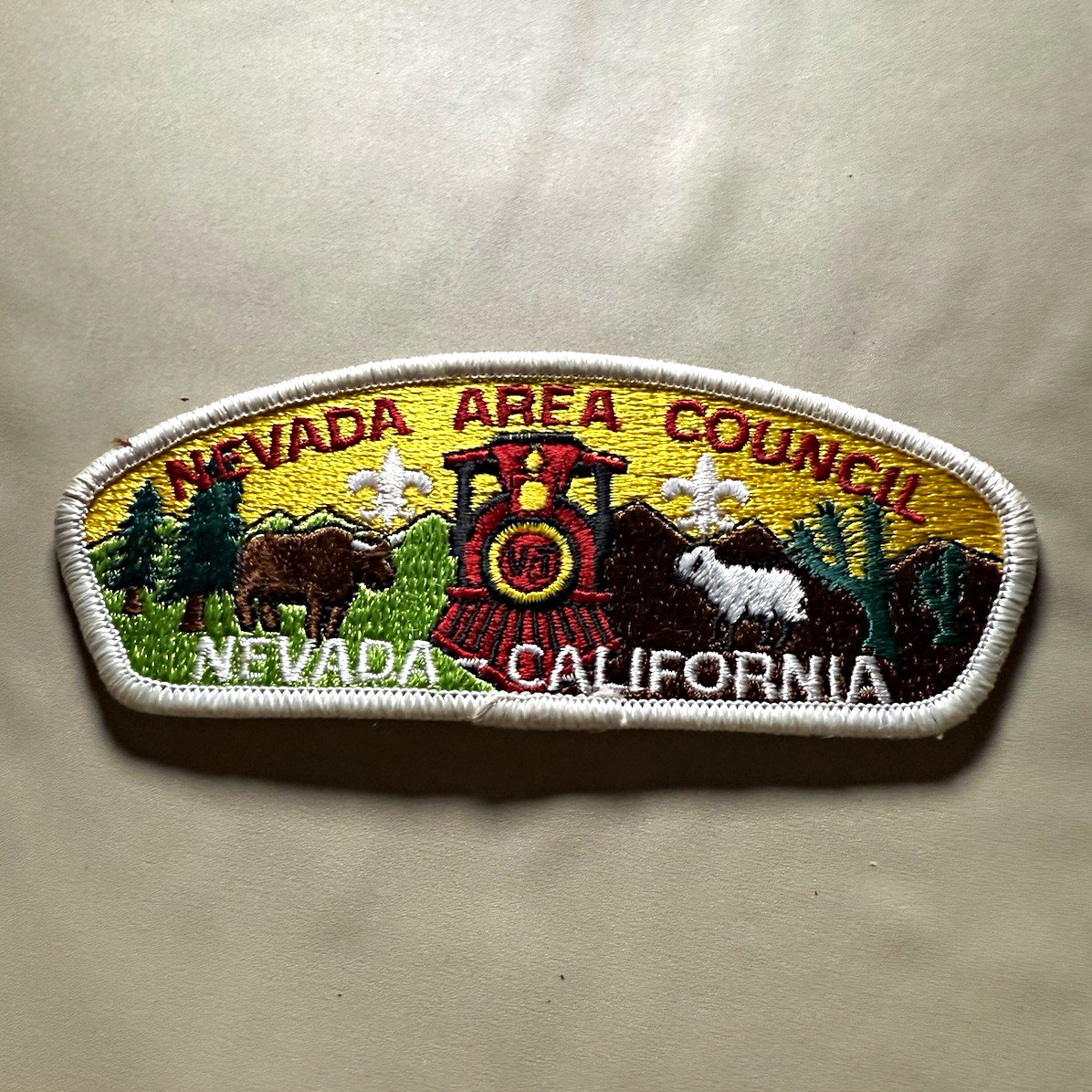 Nevada Area Council Boy Scouts Council Shoulder Strip Patch - Single Unit