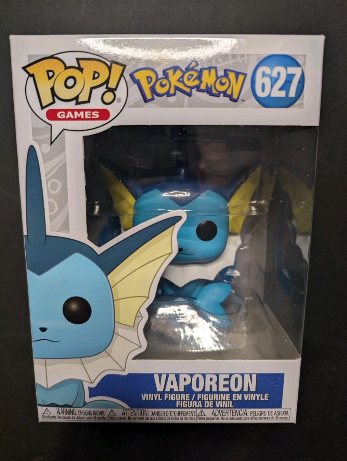 Funko Pop Vinyl: Pokémon - Vaporeon #627 Funko Pop Vinyl: Pokémon - Vaporeon #627