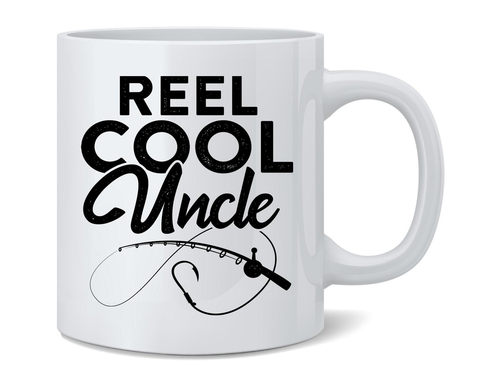 Reel Cool Uncle Fishing Rod Fisherman Funny Ceramic Coffee Mug Tea Cup 12 oz Reel Cool Uncle Fishing Rod Fisherman Funny Ceramic Coffee Mug Tea Cup 12 oz