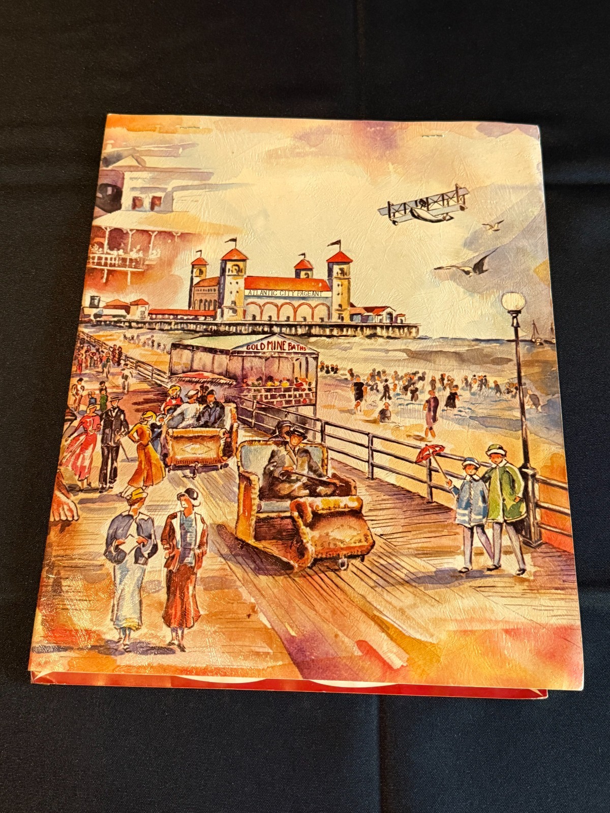Alfred\'s Villa Atlantic City New Jersey Vtg Menu