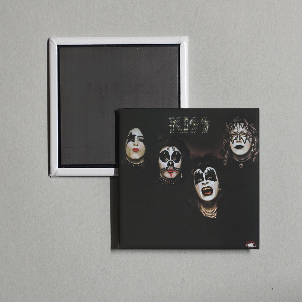 KISS - Kiss (Debut) Album Cover Locker Fridge Magnet KISS - Kiss (Debut) Album Cover Locker Fridge Magnet