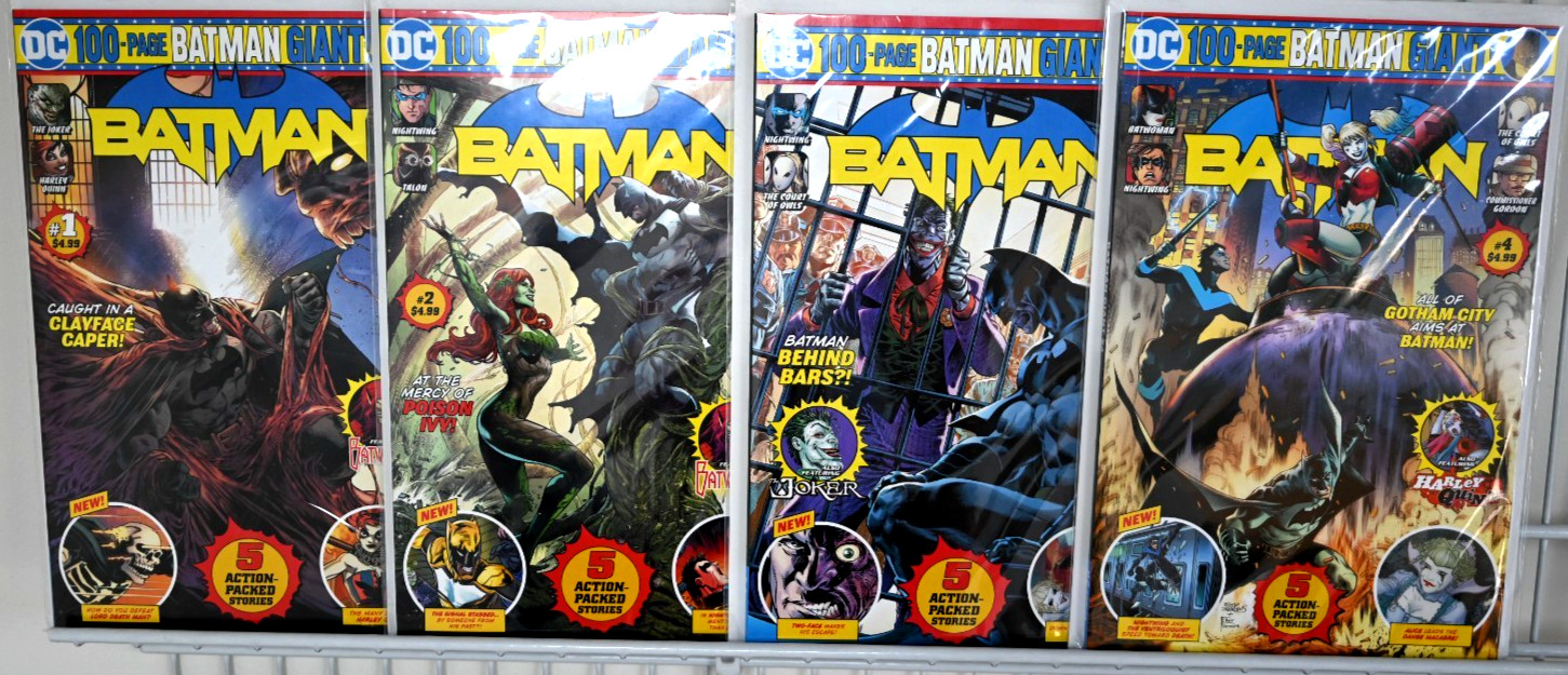 Batman #1-4 100-Page Giant Wal-mart Exclusive Avg NM Condition