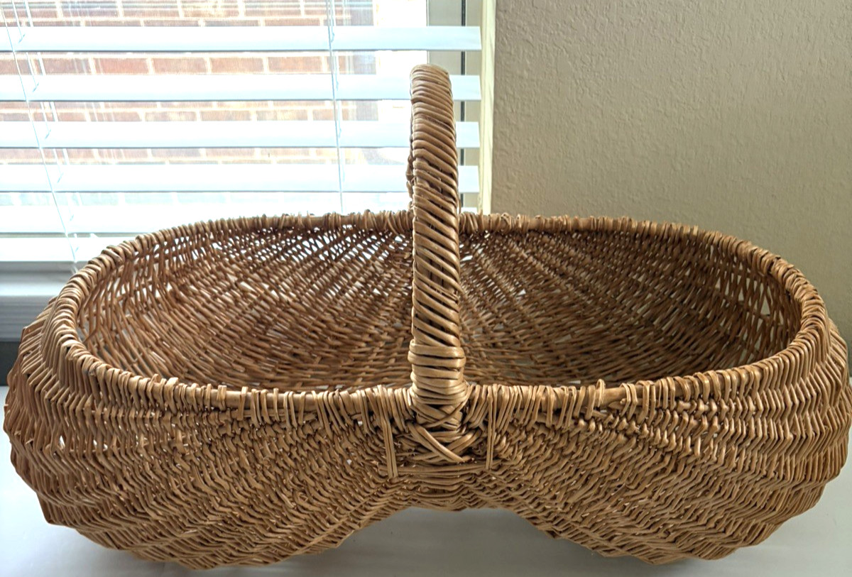 Natural Large Handmade Rustic Basket Natural Large Handmade Rustic Basket