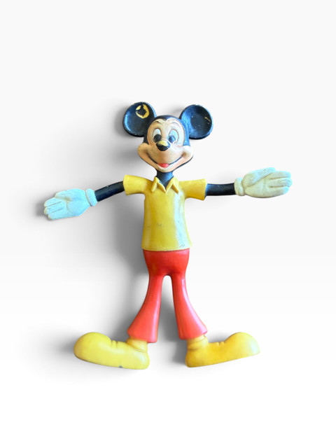 Vintage Walt Disney Mickey Mouse Bendable Figure #1510