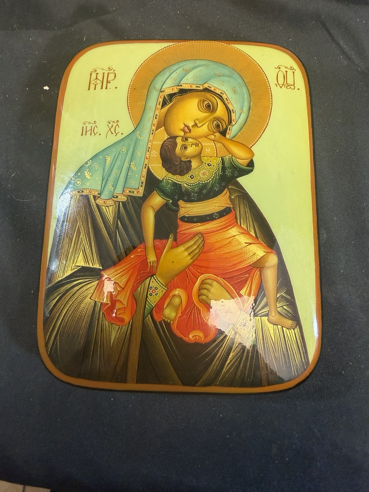 Russian Lacquer Hand Painted Box Russian Lacquer Hand Painted Box