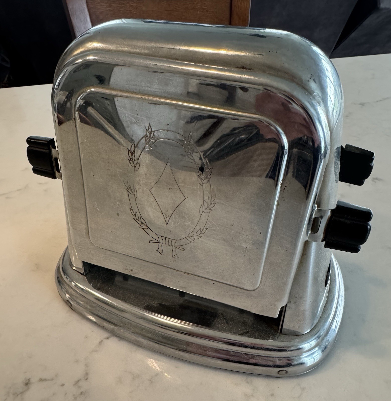 Vintage Bersted Model 71 Electric Toaster Art Deco Chrome 2-Slice 1930s Untested Vintage Bersted Model 71 Electric Toaster Art Deco Chrome 2-Slice 1930s Untested