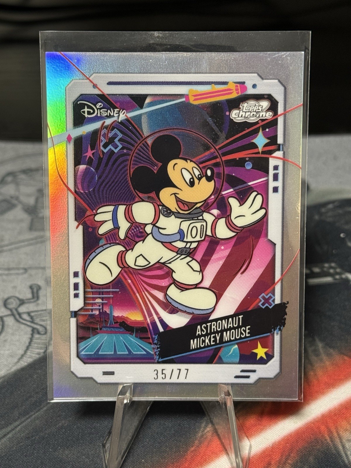 Topps 2025 Topps Disney Astronaut Mickey Mouse TCC-10 Serial #57/77 Topps 2025 Topps Disney Astronaut Mickey Mouse TCC-10 Serial #57/77