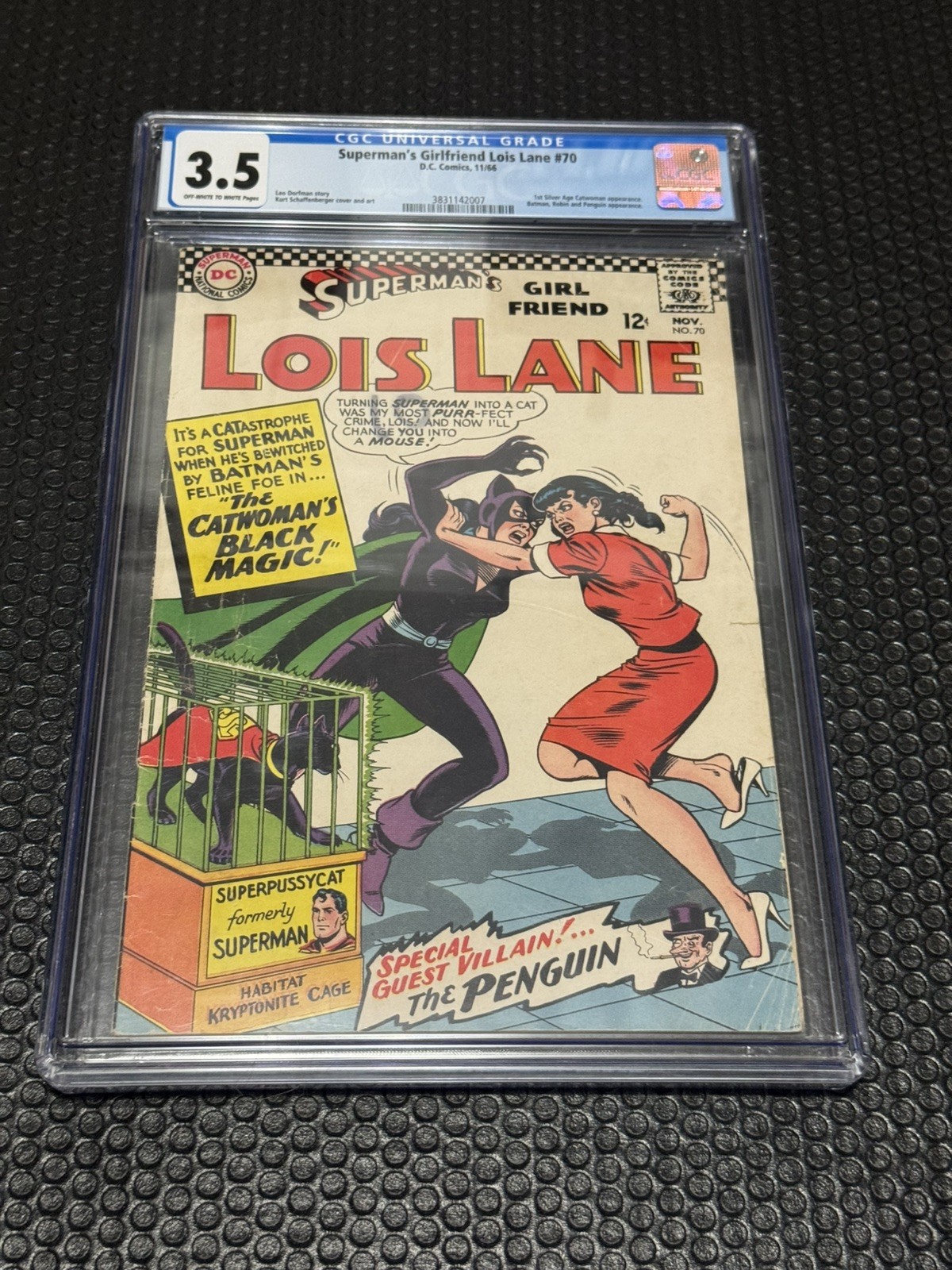 Superman's Girlfriend Lois Lane 70 CGC 3.5(DC 1966)1st Silver Age Catwoman