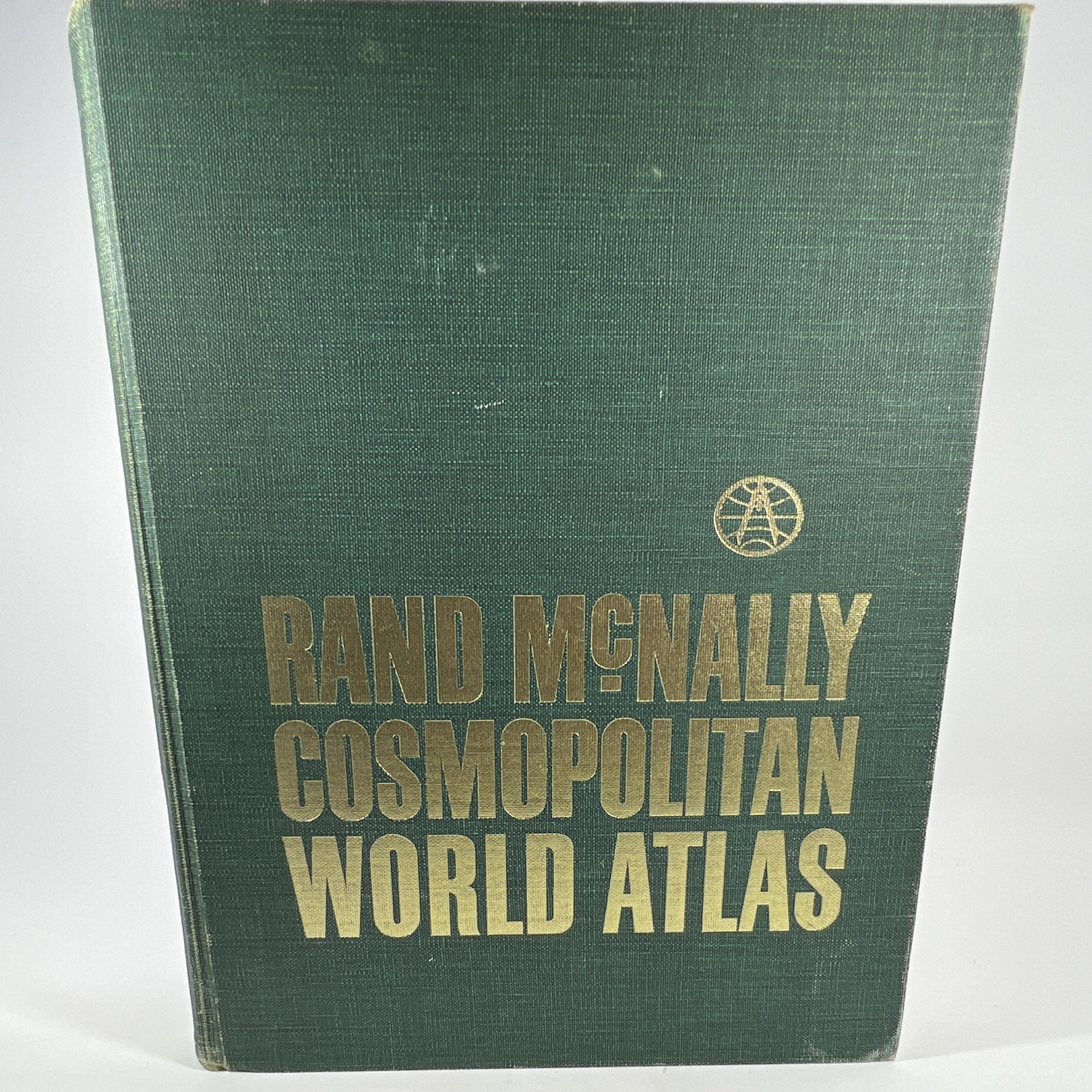 Rand McNally Cosmopolitan World Atlas 1962 Hardcover w/ UN World Map & Portfolio
