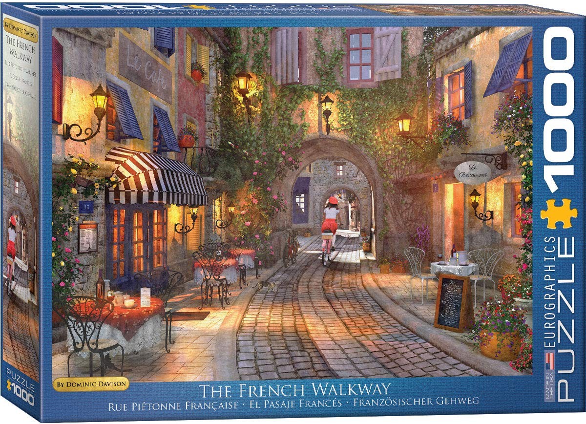 EuroGraphics The French Walkway by Dominic Davison 1000-Piece Puzzle EuroGraphics The French Walkway by Dominic Davison 1000-Piece Puzzle