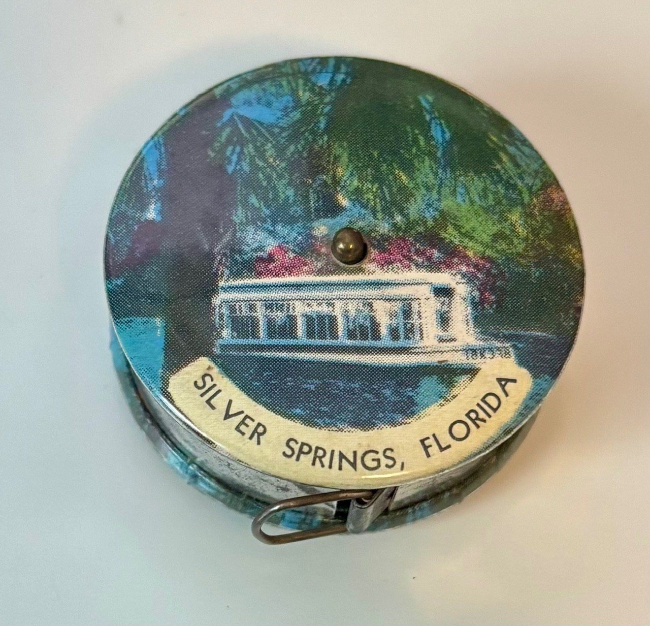 Vintage 1950s Silver Springs Florida Souvenir Tape Measure Vintage 1950s Silver Springs Florida Souvenir Tape Measure