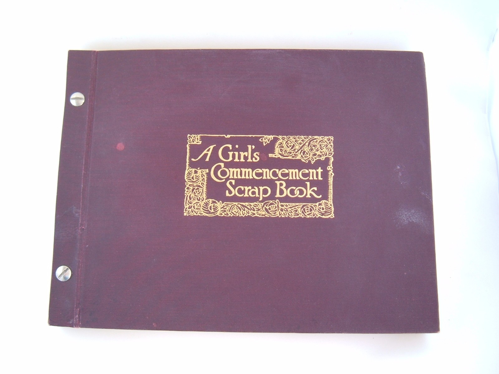 Antique Scrapbook A Girls Commencement Memory Book 1928 Chicago USA Victorian Antique Scrapbook A Girls Commencement Memory Book 1928 Chicago USA Victorian